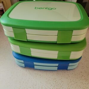 Bundle Of Three Bentgo Lunch Boxes NWOB/EUC/EUC